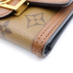 Louis Vuitton Monogram Reverse Portefeuille Dauphine Compact Wallet Trifold — view 4