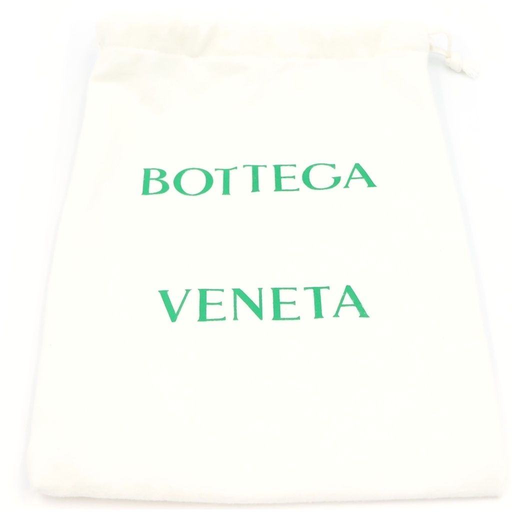 Bottega Veneta Intrecciato Leather Belt Blue Silver — view 6
