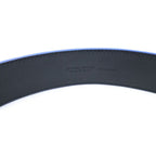 Bottega Veneta Intrecciato Leather Belt Blue Silver — view 5