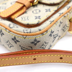 Louis Vuitton Monogram Mini Juliette PM Mini Shoulder Bag Beige Leather Canvas — view 6