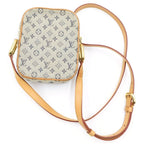 Louis Vuitton Monogram Mini Juliette PM Mini Shoulder Bag Beige Leather Canvas — view 2