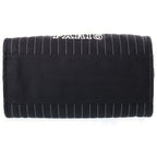 Chanel Deauville GM Tote Black Canvas Leather Silver — view 4
