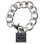 Chanel 04A CC Chain Bracelet CC Logo Silver