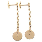 Hermes Gambade Clou de Selle Earrings Diamond Pink Gold — view 2