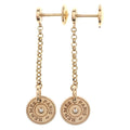Hermes Gambade Clou de Selle Earrings Diamond Pink Gold