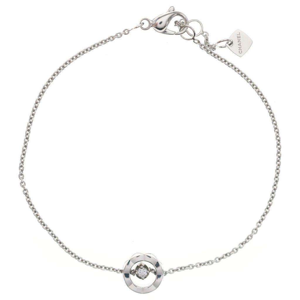 Chanel Coco Crush Collection Bracelet 18K White Gold Diamond