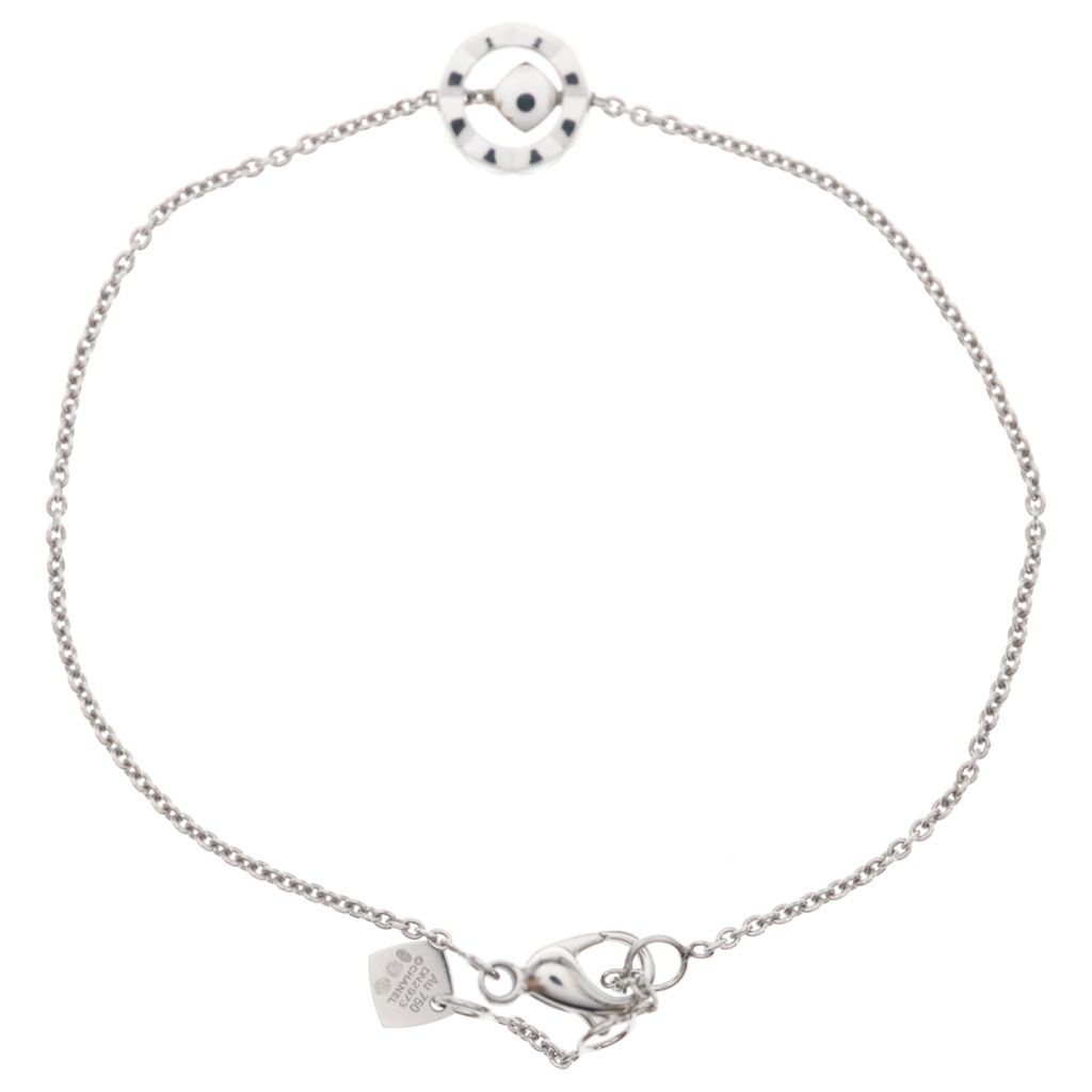 Chanel Coco Crush Collection Bracelet 18K White Gold Diamond — view 2