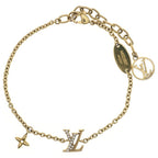 Louis Vuitton Bracelet LV Iconic Rhinestone Gold