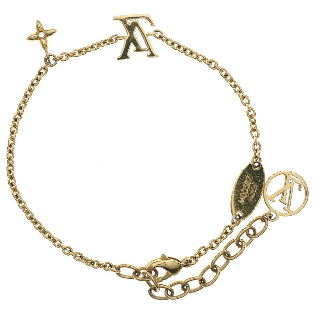 Louis Vuitton Bracelet LV Iconic Rhinestone Gold — view 2