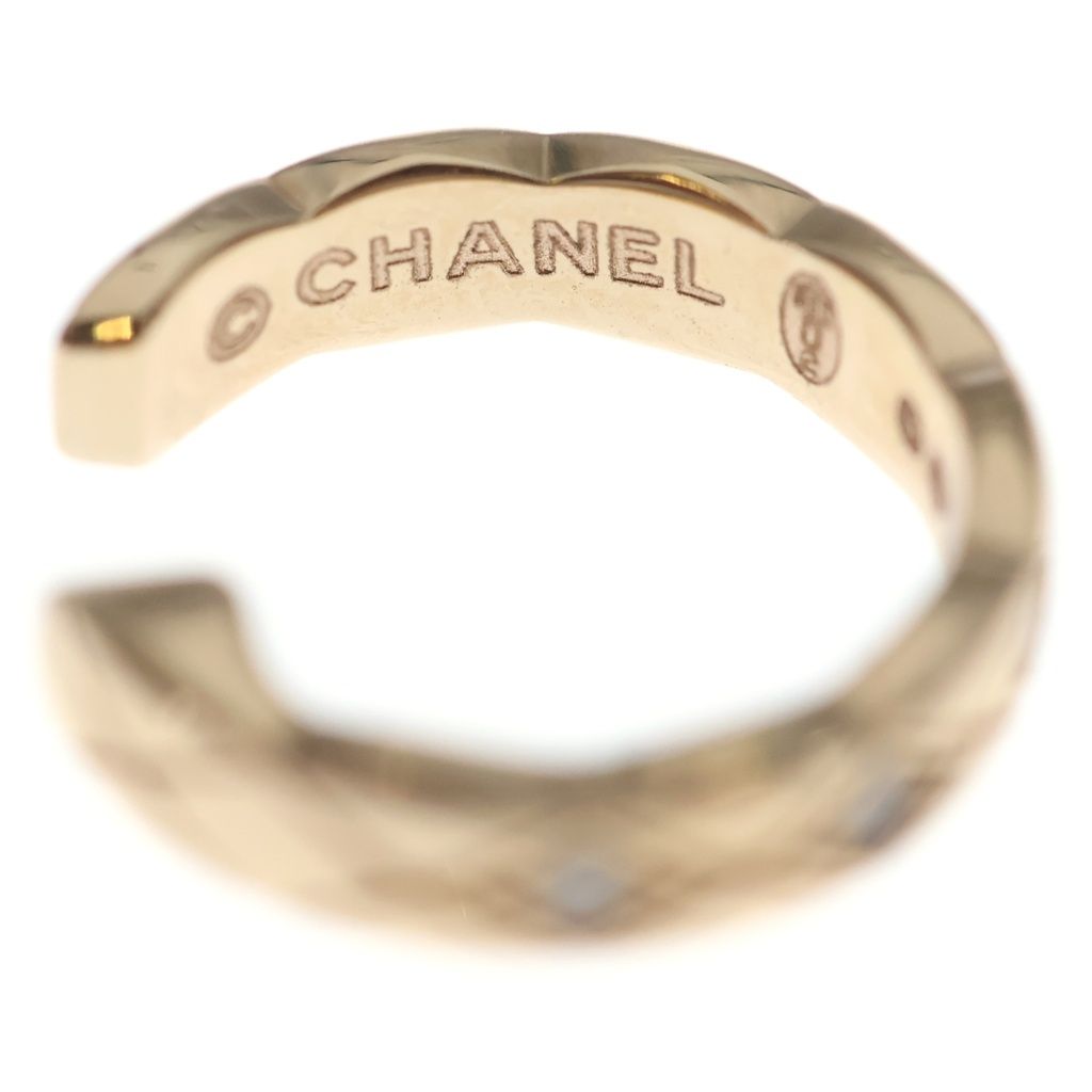 Chanel Coco Crush Ear Cuff Diamond Pink Gold Earrings — view 5