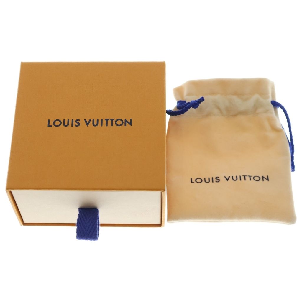 Louis Vuitton Monogram Ring Necklace Silver Metal — view 6