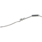 Louis Vuitton Monogram Ring Necklace Silver Metal — view 4