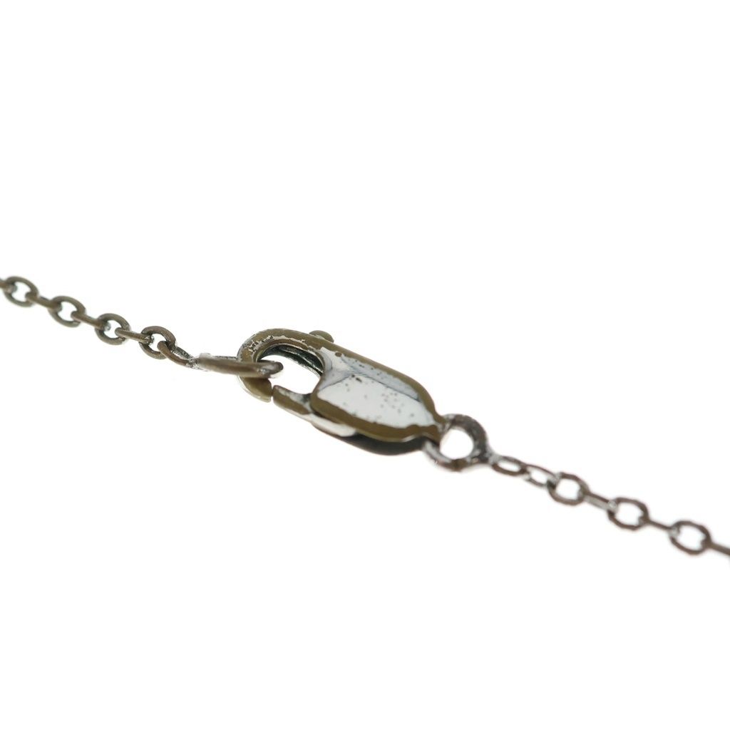 Louis Vuitton Pendentif Bois Necklace Silver Metal — view 4