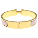 Hermes Clic H Bangle Bracelet Pink Gold — view 2
