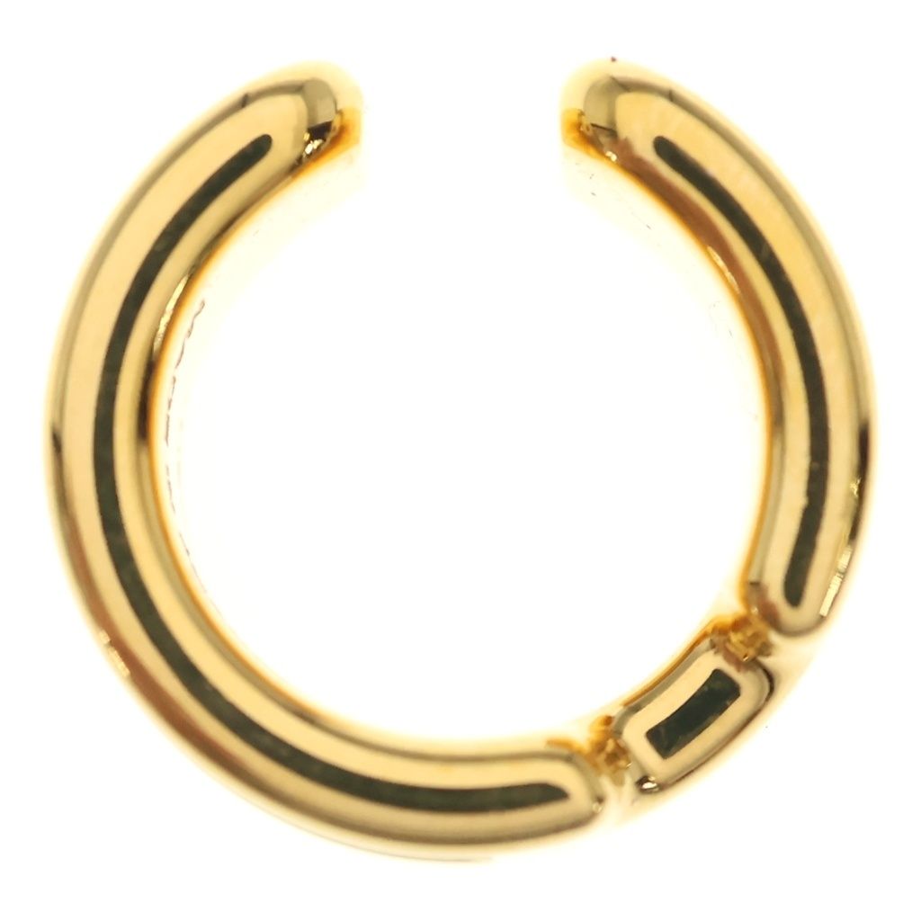Hermes Olympe PM Ear Cuff Green Gold Earrings — view 3