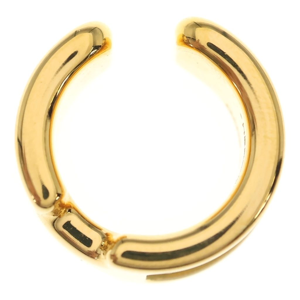 Hermes Olympe PM Ear Cuff Green Gold Earrings — view 4