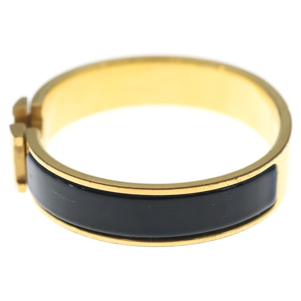 Hermes Clic H Bracelet Bangle Gold Black — view 4