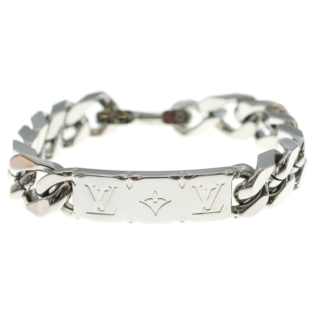 Louis Vuitton Monogram Chain Bracelet Silver
