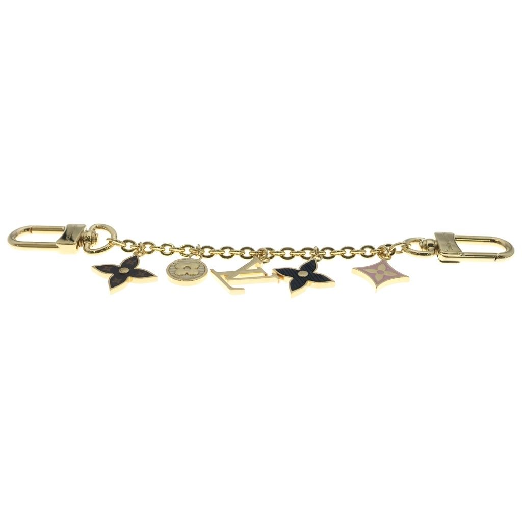 Louis Vuitton Bag Charm Chain Spring Street Gold Keychain — view 4
