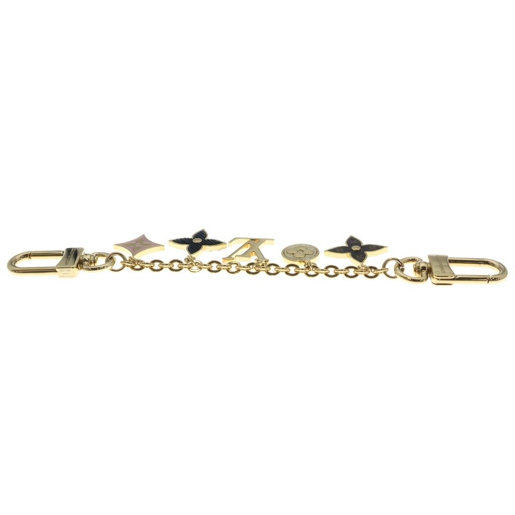 Louis Vuitton Bag Charm Chain Spring Street Gold Keychain — view 3