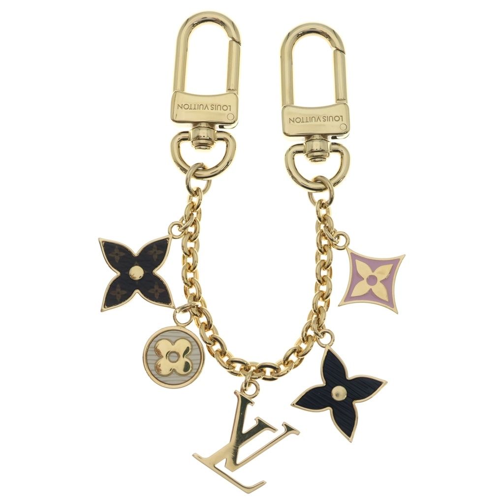 Louis Vuitton Bag Charm Chain Spring Street Gold Keychain