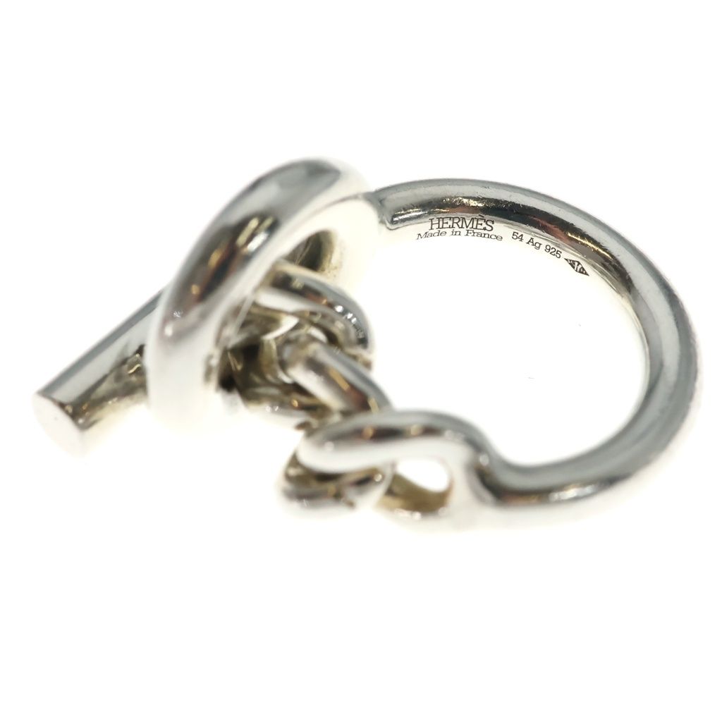 Hermes Croisette Ring 925 Sterling Silver — view 4