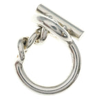 Hermes Croisette Ring 925 Sterling Silver — view 5