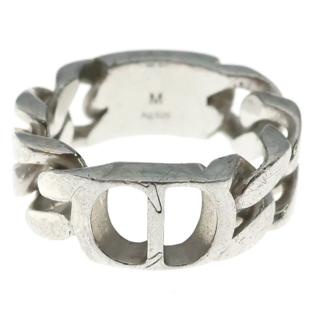 Dior AG CD Logo Ring Silver