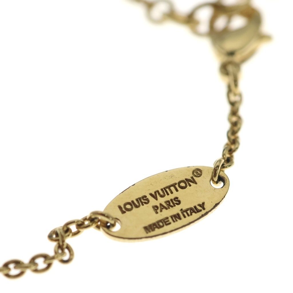 Louis Vuitton Bracelet LV Logo Gold — view 6