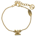 Louis Vuitton Bracelet LV Logo Gold