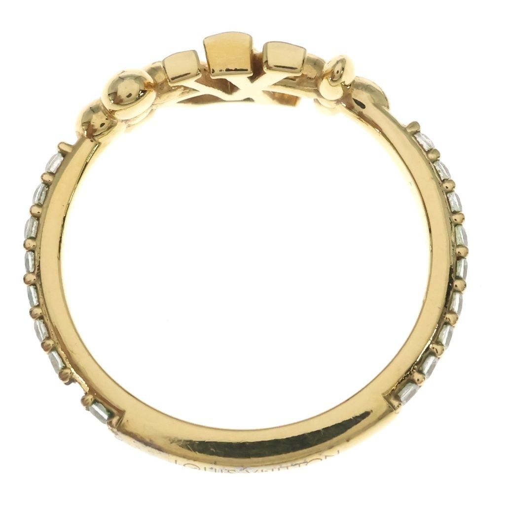 Louis Vuitton LV Iconic Rhinestone Ring Gold — view 5