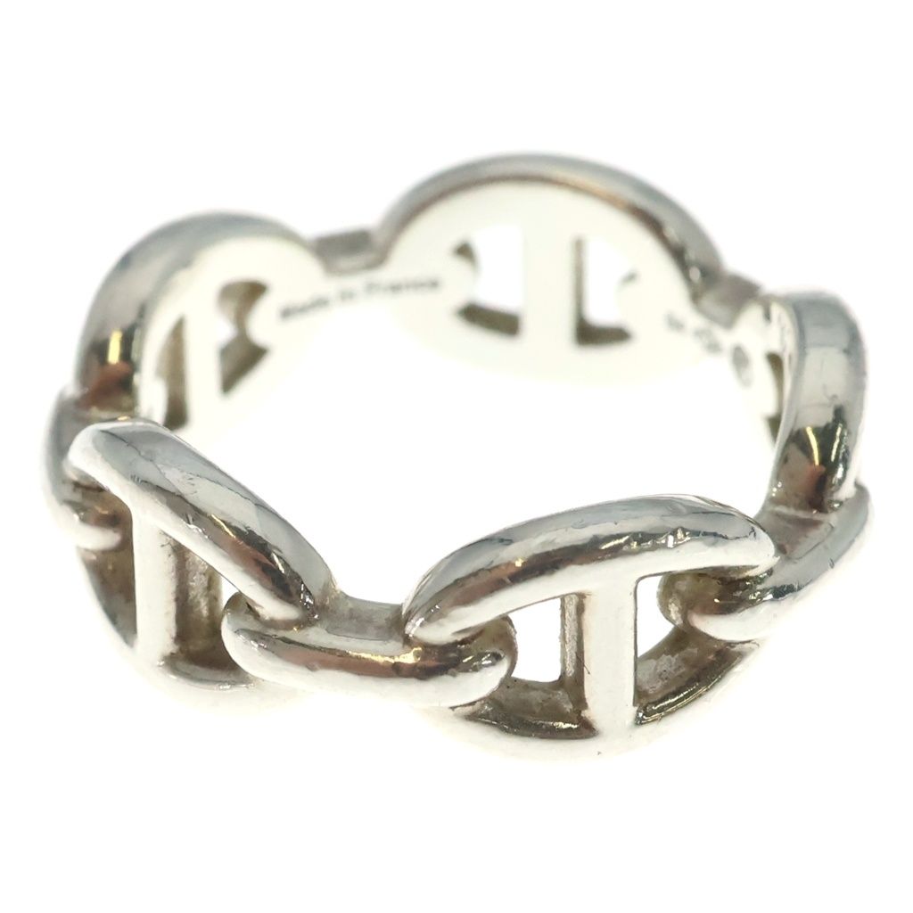 Hermes Chaine D'ancre Enchainee Ring Silver — view 3