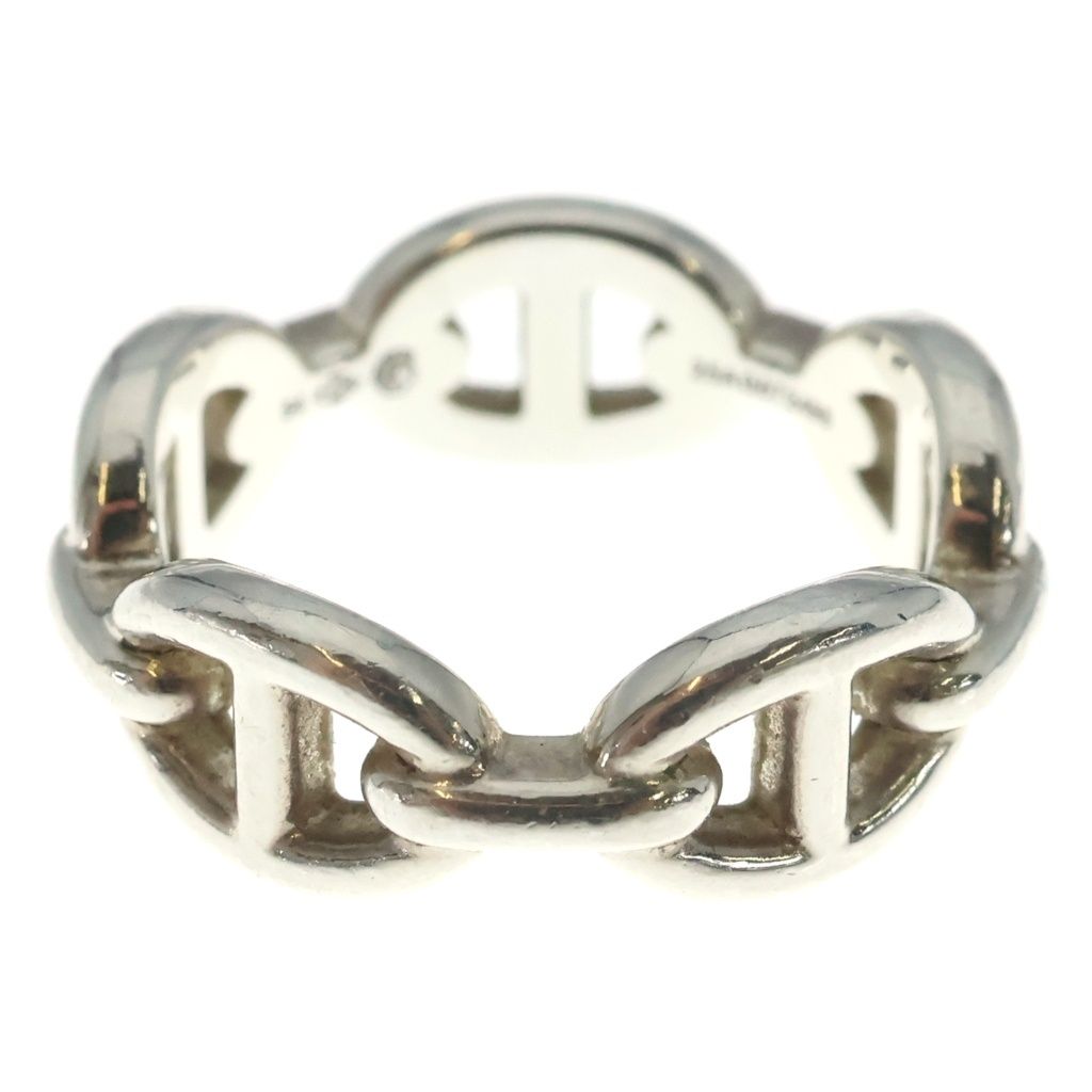 Hermes Chaine D'ancre Enchainee Ring Silver — view 2