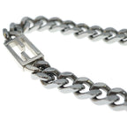 Fendi Baguette Chain Necklace Choker Silver — view 5