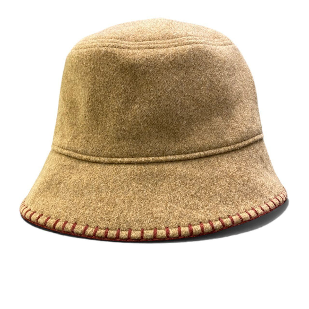 Hermes I 2 Avalon Stitch Wool Hat Cashmere Hybrid Sellier Buttons 57 Beige