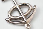 Hermes Earrings Vintage Chaine D'ancre Anchor Motif Silver — view 4