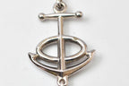Hermes Earrings Vintage Chaine D'ancre Anchor Motif Silver — view 3