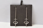 Hermes Earrings Vintage Chaine D'ancre Anchor Motif Silver — view 6