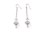 Hermes Earrings Vintage Chaine D'ancre Anchor Motif Silver