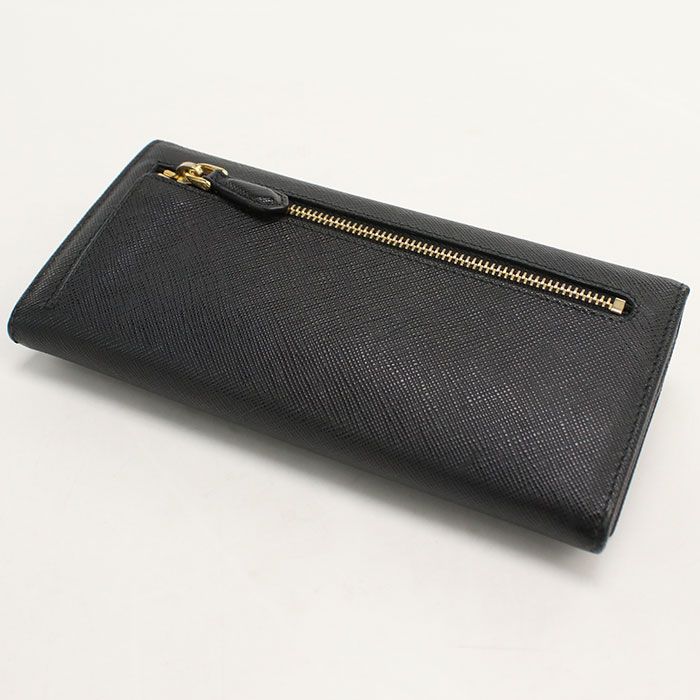 Prada Saffiano Triangle Wallet Bifold Leather — view 2