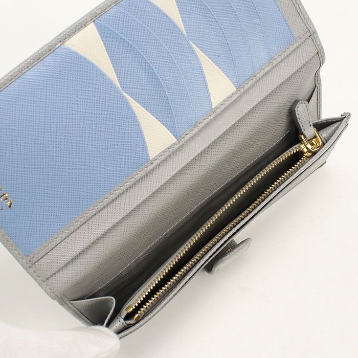 Prada Saffiano Multicolor Wallet Bifold Leather — view 4