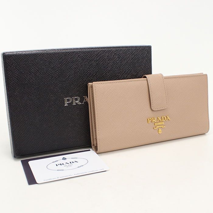 Prada Saffiano Leather Wallet Bifold
