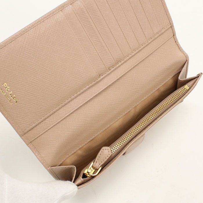Prada Saffiano Leather Wallet Bifold — view 4