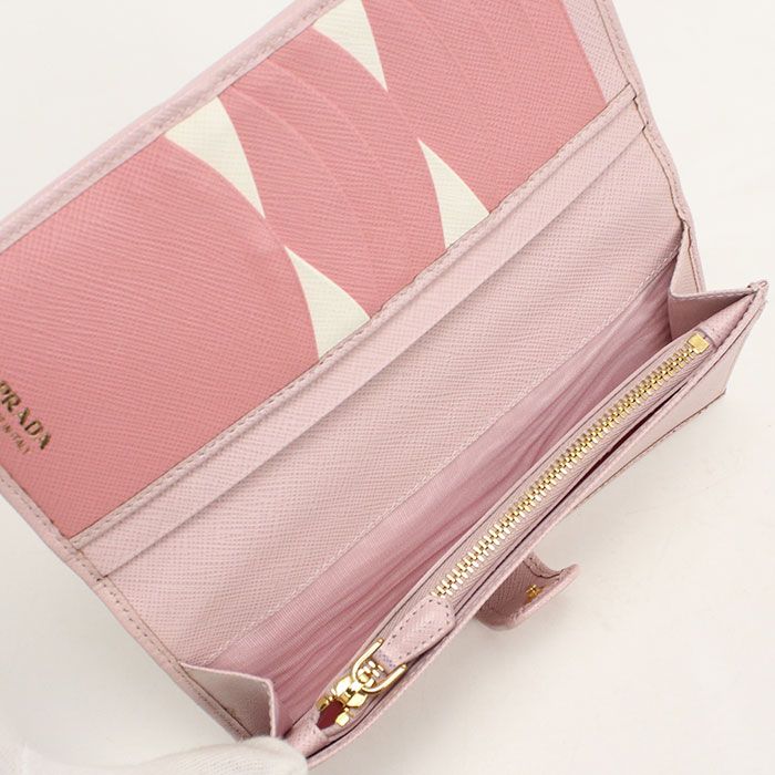 Prada Saffiano Multicolor Wallet Bifold Leather — view 4