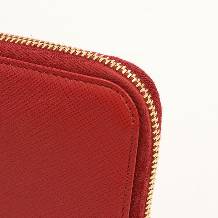 Prada Saffiano Leather Wallet Zip Around — view 7