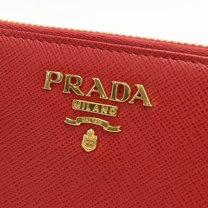 Prada Saffiano Leather Wallet Zip Around — view 5