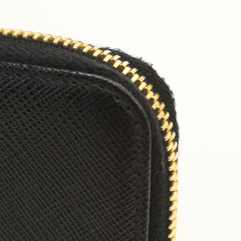 Prada Coin Purse Saffiano Triangle 1 268 Leather — view 5