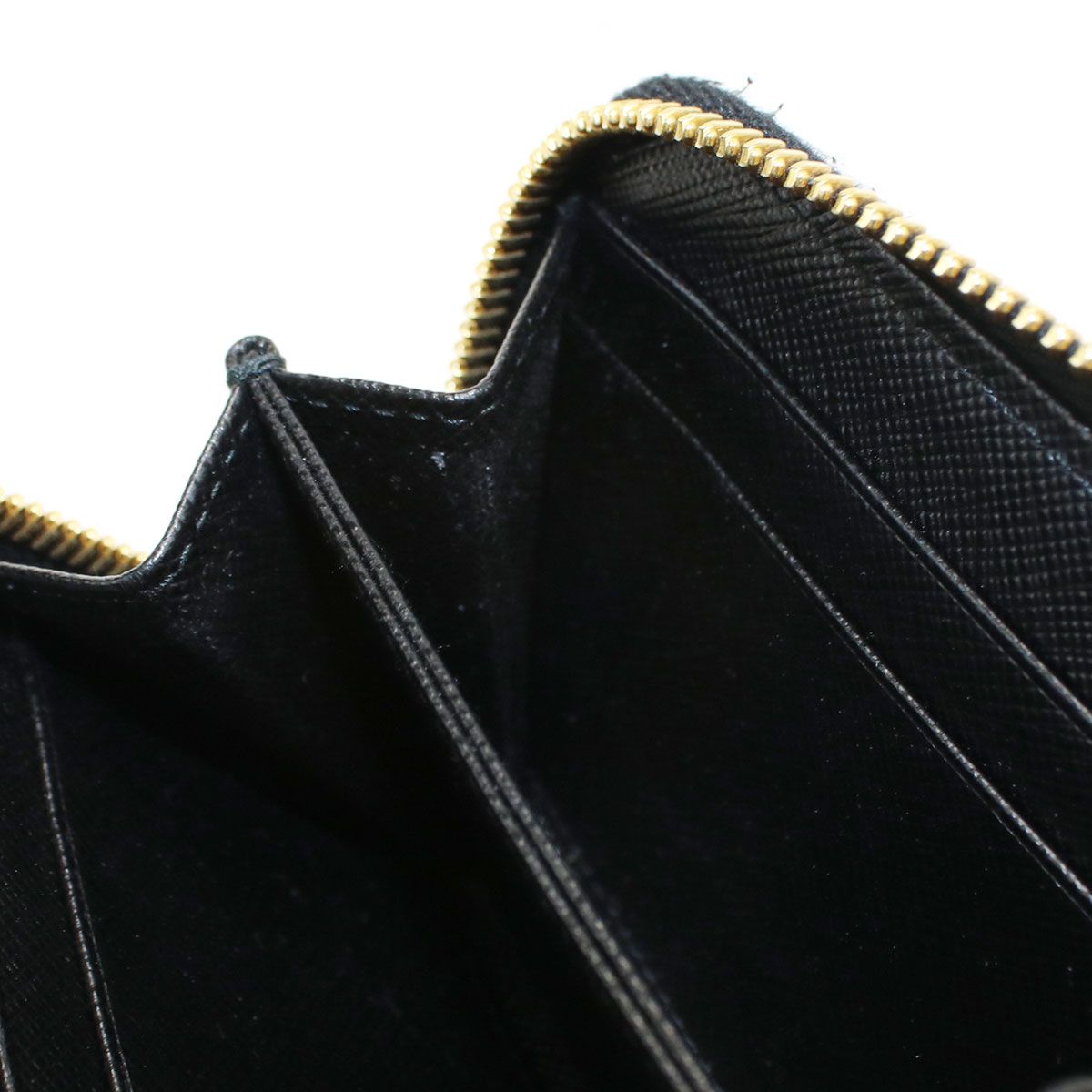 Prada Coin Purse Saffiano Triangle 1 268 Leather — view 6