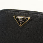 Prada Coin Purse Saffiano Triangle 1 268 Leather — view 4