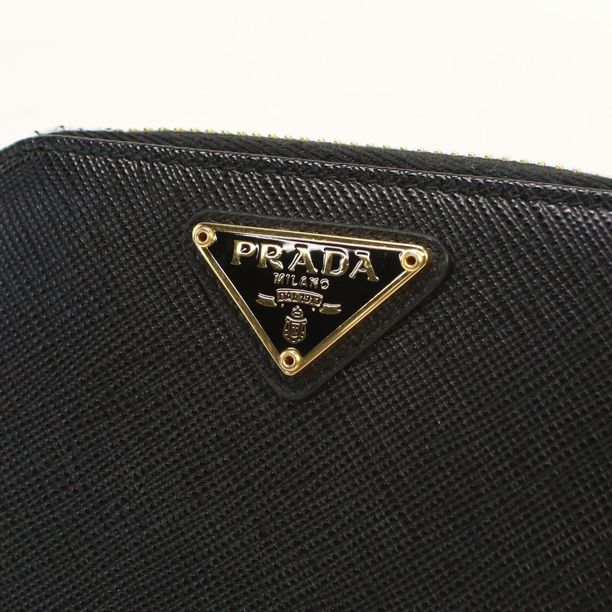 Prada Coin Purse Saffiano Triangle 1 268 Leather — view 4
